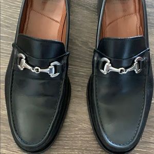 Allen Edmonds black bit loafers leather black 9.5.